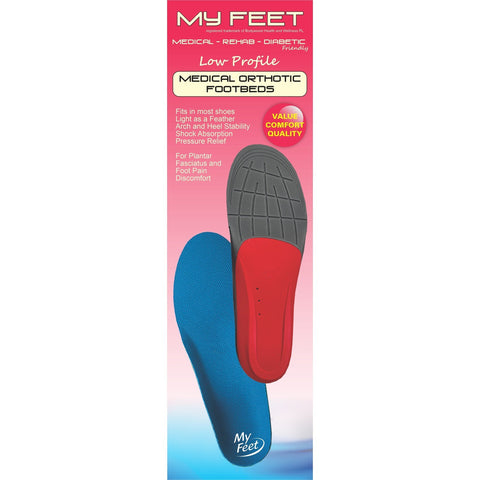 BA MY FEET LOW PROFILE MEDICAL ORTHOTIC FOOTBEDS