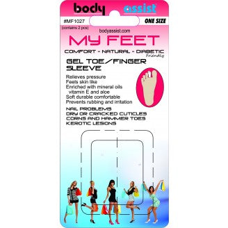 MY FEET GEL TOE/FINGER SLEEVE (PAIR)
