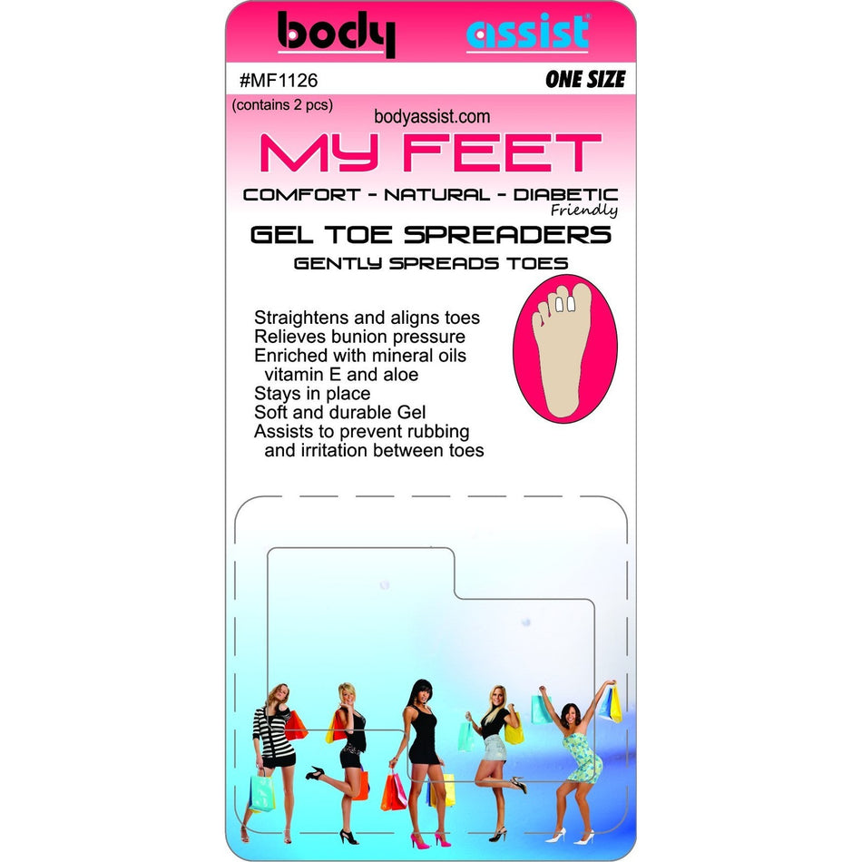 MY FEET GEL TOE SPREADERS (PAIR)