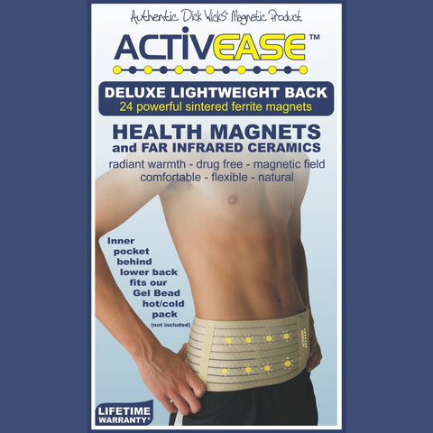 Activease Deluxe DICK WICKS ACTIVEASE DELUXE MAGNETIC LOWER BACK SUPPORT