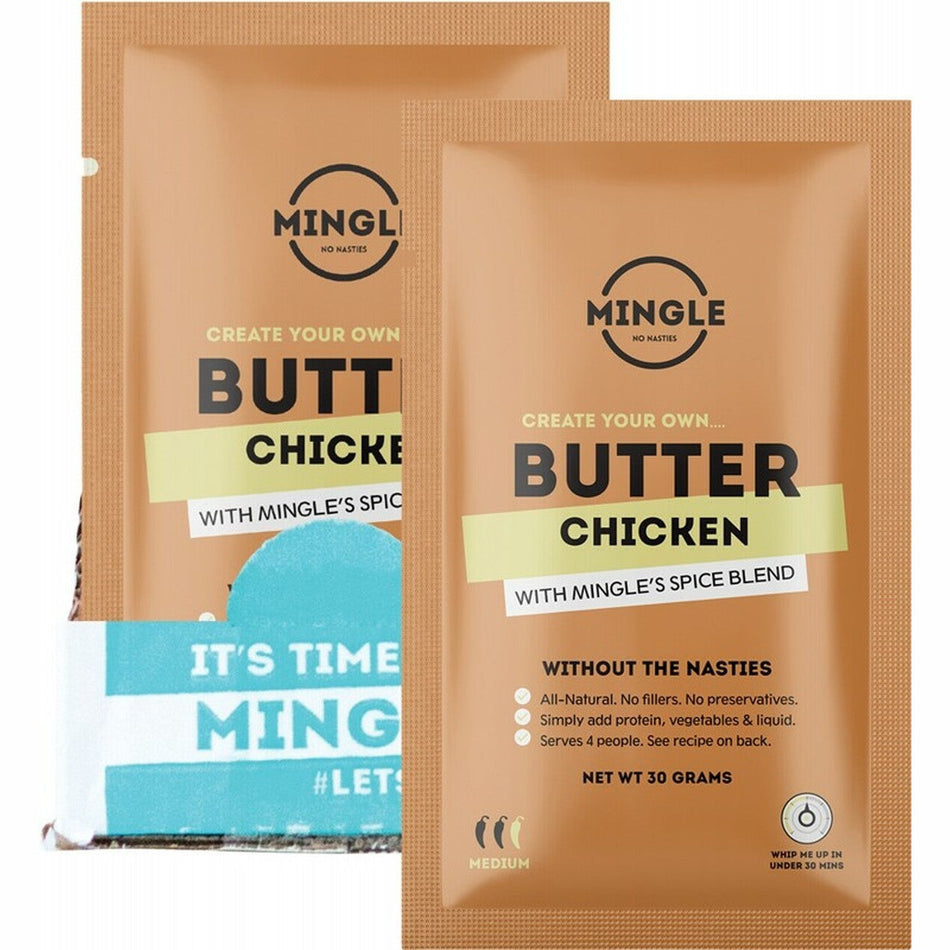 MINGLE Natural Seasoning Blend Butter Chicken 12x30g