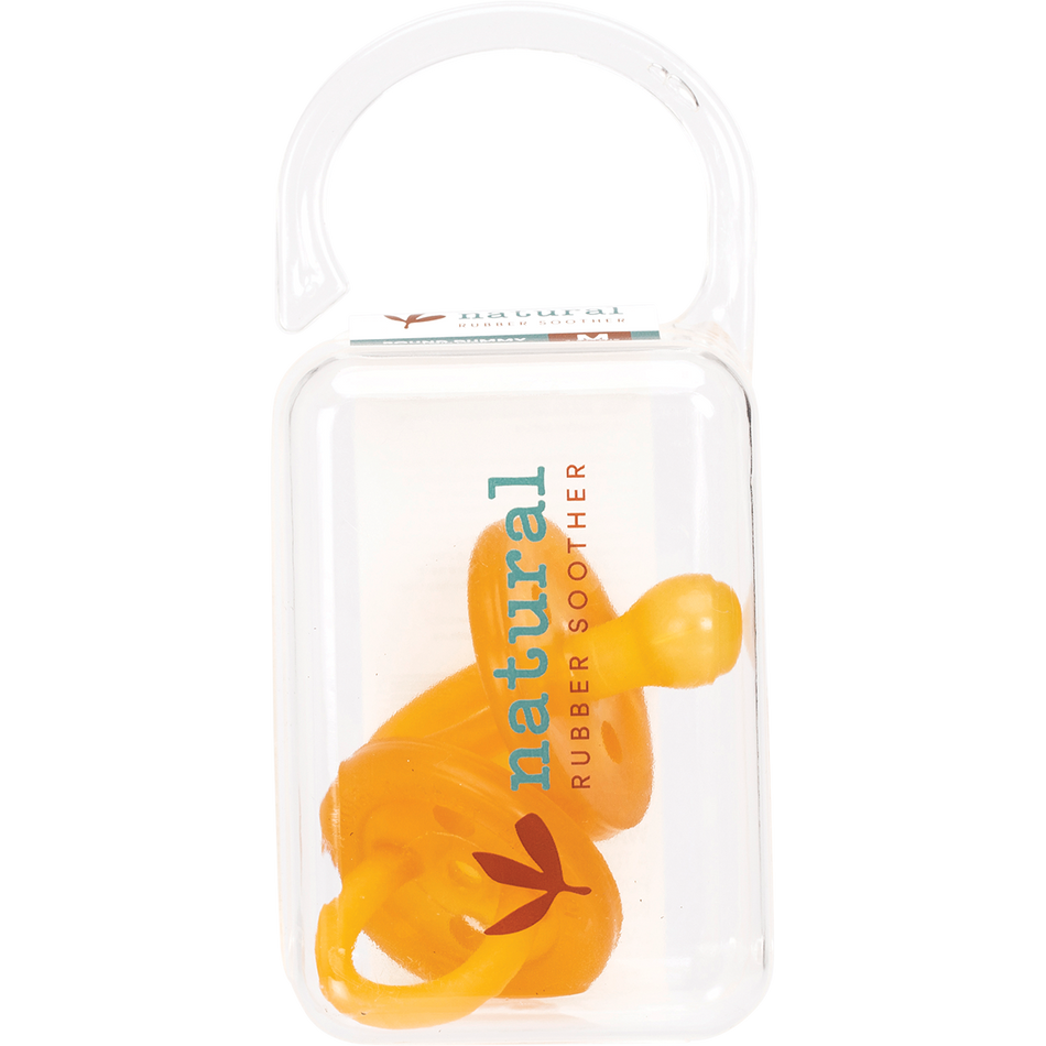 NATURAL RUBBER SOOTHERS Soother Medium Rounded (3-6 Mths) 1