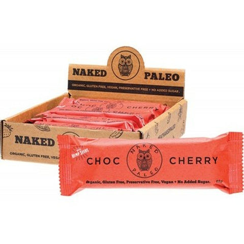 NAKED PALEO Paleo Bars Choc Cherry 65g 10PK