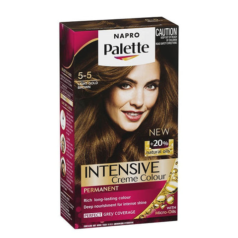 Napro Palette Permanent Hair Colour 5-5 Light Gold Brown