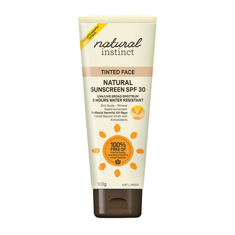 Natural Instinct Natural Tinted Face Sunscreen 100g