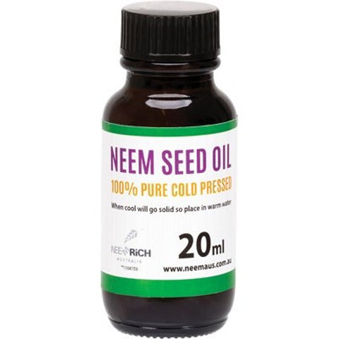 NEEM Neem Seed Oil 100% Pure & Cold Pressed 20ml