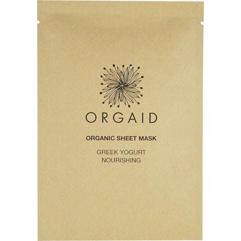ORGAID Organic Sheet Mask Greek Yogurt & Nourishing 24ml