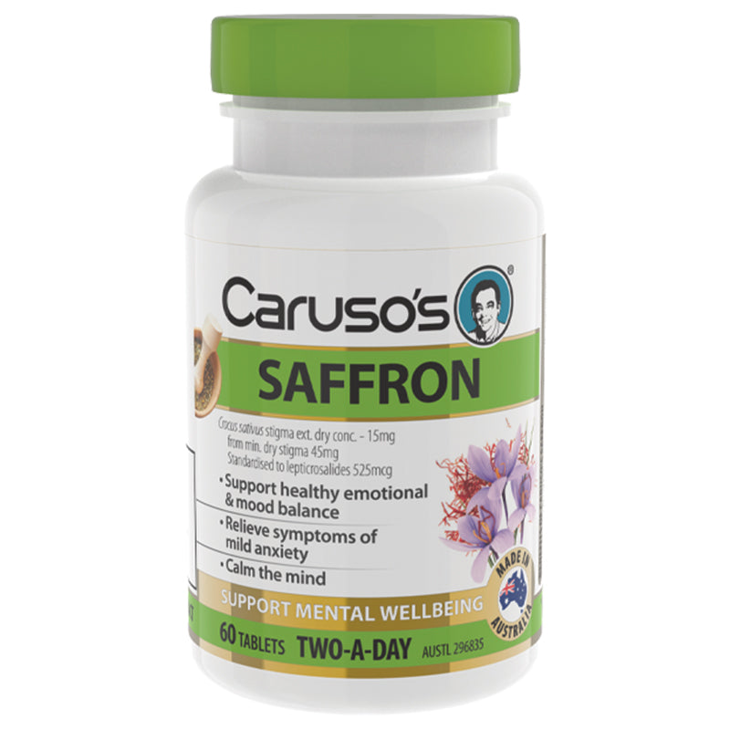 Caruso's Natural Health Saffron 60 Tablets