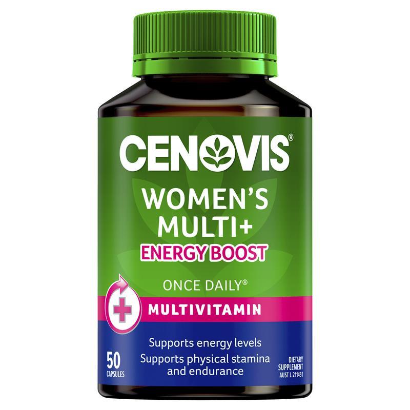 Cenovis Women's Multi + Energy Boost - Once-daily Multivitamin - 50 Capsules