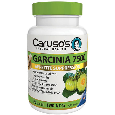 Carusos Natural Health Super Garcinia Cambogia Plus Energy 120 Tablets