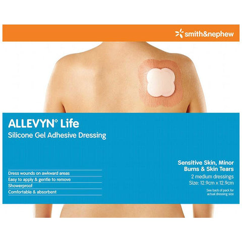 Allevyn Life 12.9cm x 12.9cm  Medium 2PK