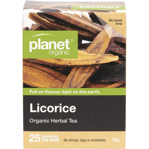 PLANET ORGANIC Herbal Tea Bags Licorice 25