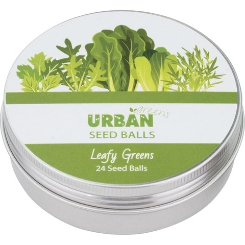 URBAN GREENS Seed Balls (For Planting) Leafy Greens (24 Per Tin) 1