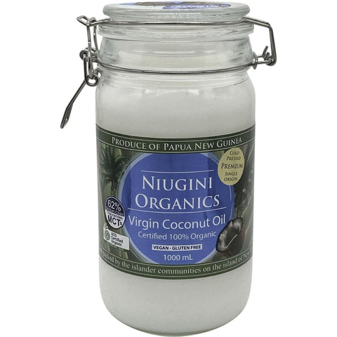 NIUGINI ORGANICS Virgin Coconut Oil 100% Pure 1L