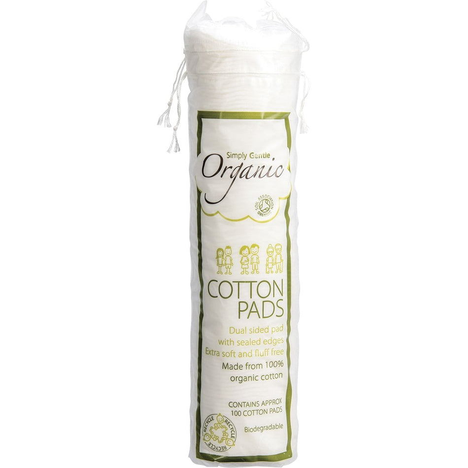 Simply Gentle Organic Cotton Pads 100