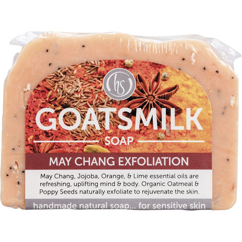 Harmony Soapworks Goat's Milk Soap May Chang Exfoliation 140g