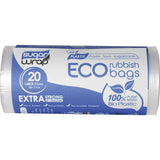 SUGARWRAP Eco Rubbish Bags Made From Sugarcane - Large 35L 20
