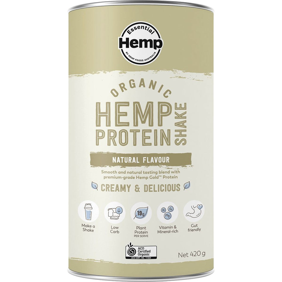 ESSENTIAL HEMP Organic Hemp Protein Natural - 420g