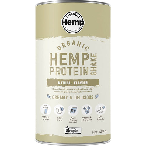 ESSENTIAL HEMP Organic Hemp Protein Natural - 420g