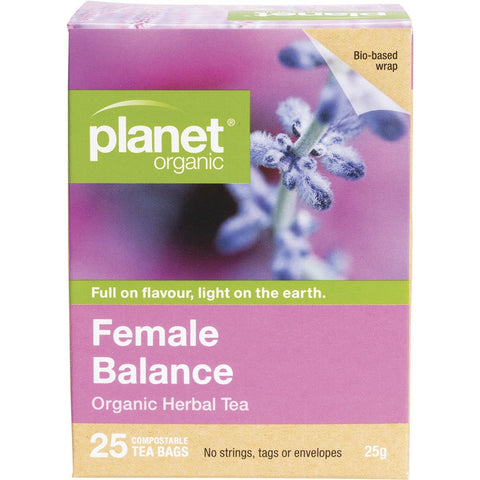 PLANET ORGANIC Herbal Tea Bags Female Balance 25