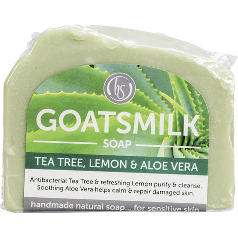Harmony Soapworks Goat's Milk Soap Tea Tree & Lemon 140g