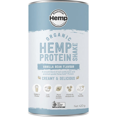 ESSENTIAL HEMP Organic Hemp Protein Vanilla 420g