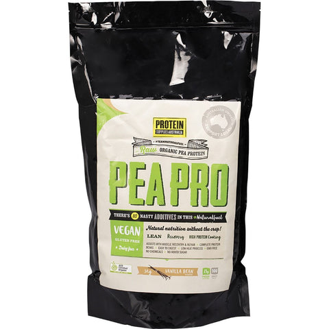 PROTEIN SUPPLIES AUSTRALIA PeaPro (Raw Pea Protein) Vanilla Bean 3kg