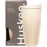 HUSKEE Reusable Coffee Cup Natural 16oz 473ml