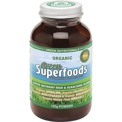 Green Nutritionals Organic Green Superfoods Powder 120g