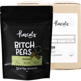 RASCALS TREATS 100% Plant-Based Dog Treats Bitch Peas - Green Pea Sweet Potato 125g 5PK