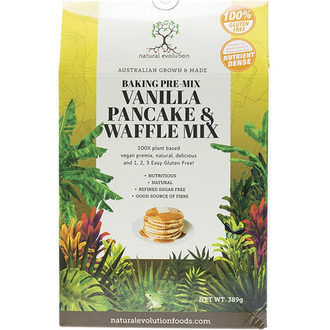 NATURAL EVOLUTION Vanilla Pancake & Waffle Mix 389g