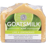 Harmony Soapworks Goat's Milk Soap Lime & Lemongrass 140g
