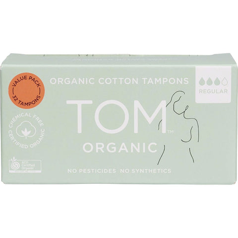 TOM ORGANIC Tampons Regular 32