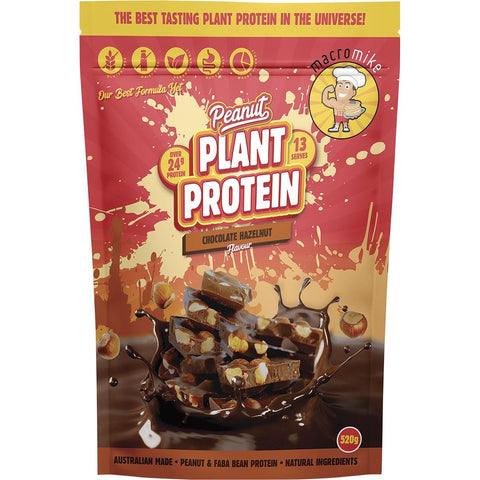 MACRO MIKE Peanut Plant Protein Chocolate Hazelnut 520g