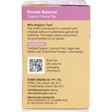 PLANET ORGANIC Herbal Tea Bags Female Balance 25