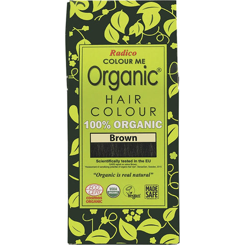 RADICO Colour Me Organic - Hair Colour Powder - Brown 100g
