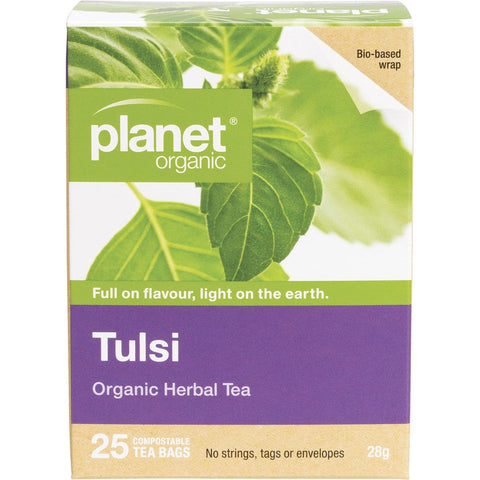 PLANET ORGANIC Herbal Tea Bags Tulsi 25
