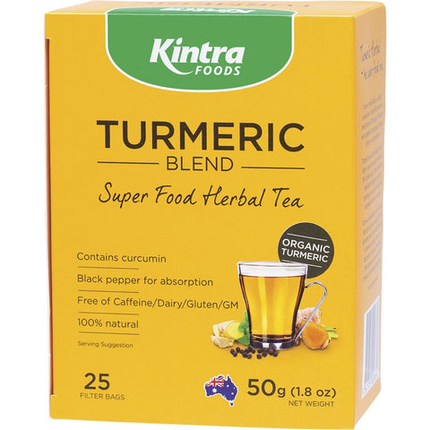 KINTRA FOODS Turmeric Blend Tea Bags 25