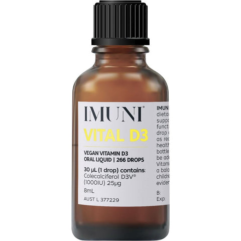 IMUNI Vital D3 Vegan Vitamin D3 - Oral Liquid