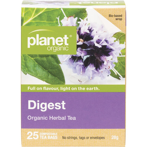 PLANET ORGANIC Herbal Tea Bags Digest 25