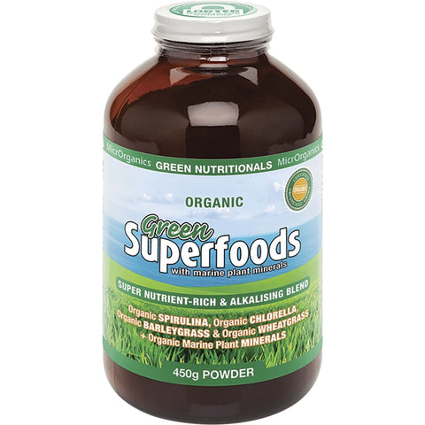 Green Nutritionals Organic Green Superfoods Powder 450g