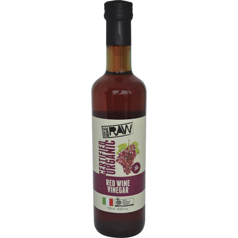 EVERY BIT ORGANIC RAW Red Wine Vinegar 500ml 6PK