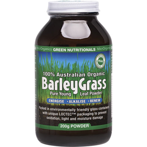 GREEN NUTRITIONALS Barleygrass 100% Australian Organic 200g