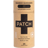 PATCH Adhesive Bamboo Strip Bandages Charcoal - Bites & Splinters 3x25