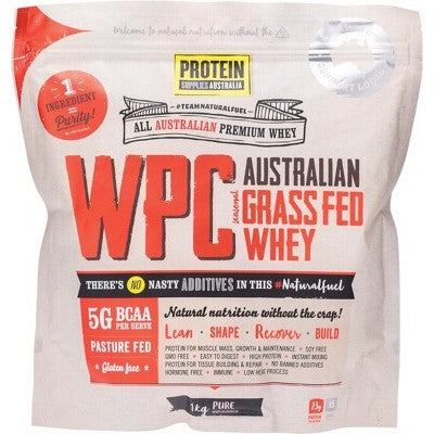 PROTEIN SUPPLIES AUSTRALIA WPC (Whey Protein Concentrate) Pure 1kg