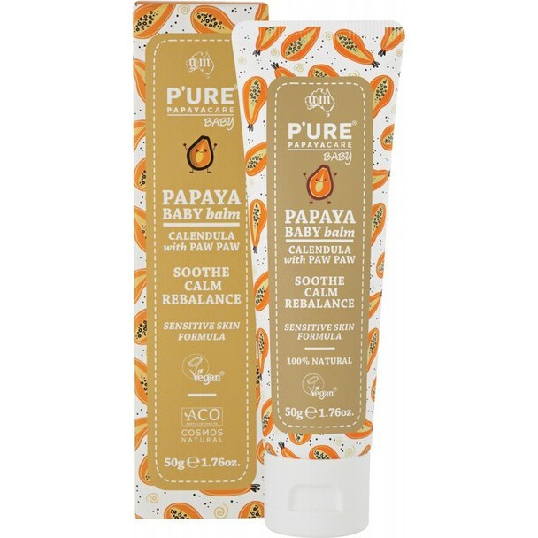 P'URE PAPAYACARE Papaya Baby Balm Calendula With Paw Paw 50g