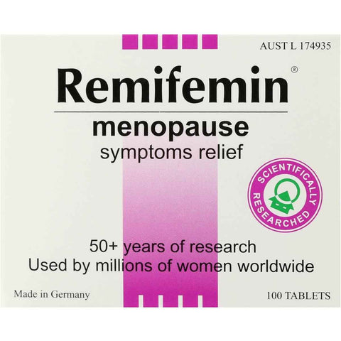 Remifemin Menopause Symptom Relief 100 Tablets