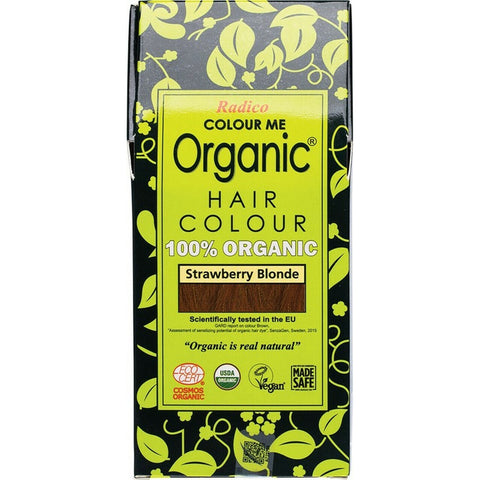 RADICO Colour Me Organic - Hair Colour Powder - Strawberry Blonde 100g