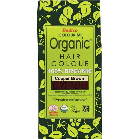 RADICO Colour Me Organic - Hair Colour Powder - Copper Brown 100g