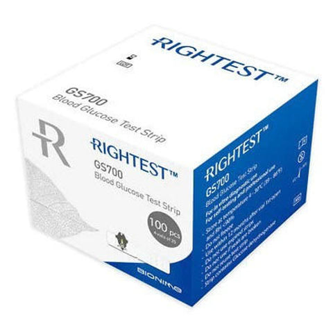 Rightest GS700 Blood Glucose Test Strips 100PK